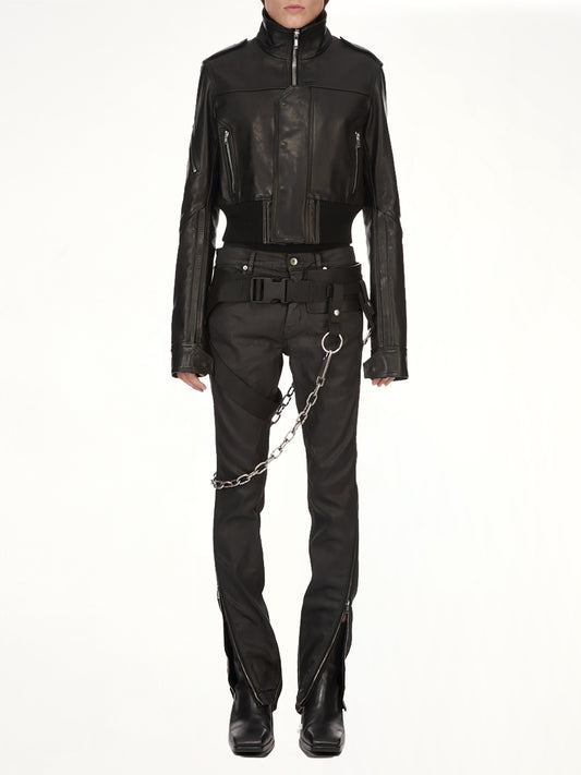 Rev Leather Jacket in Black