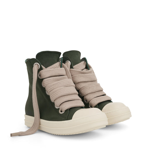 EDFU Leather Sneakers in Moss/Milk