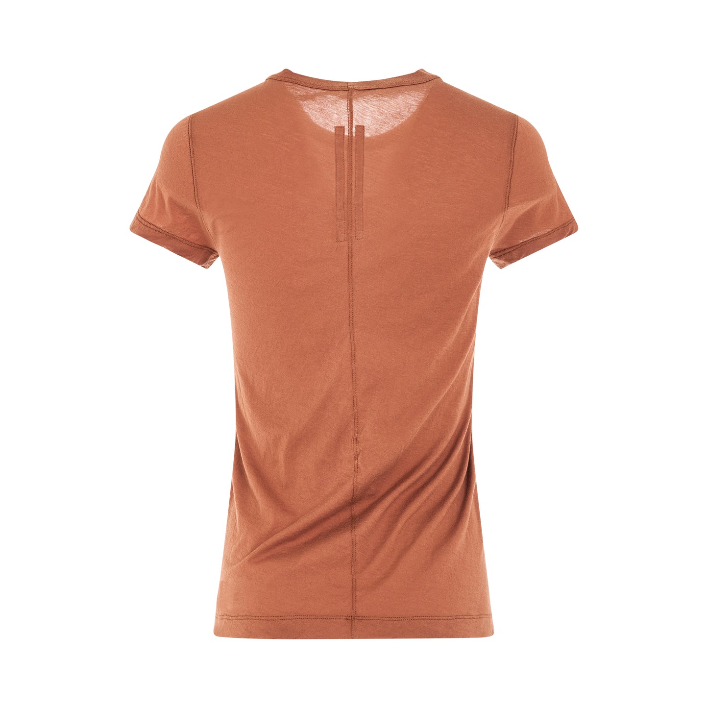 Cropped Level T-Shirt in Henna Brown