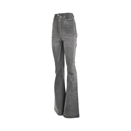 Bolan Bootcut Denim Pants in Dark Dust