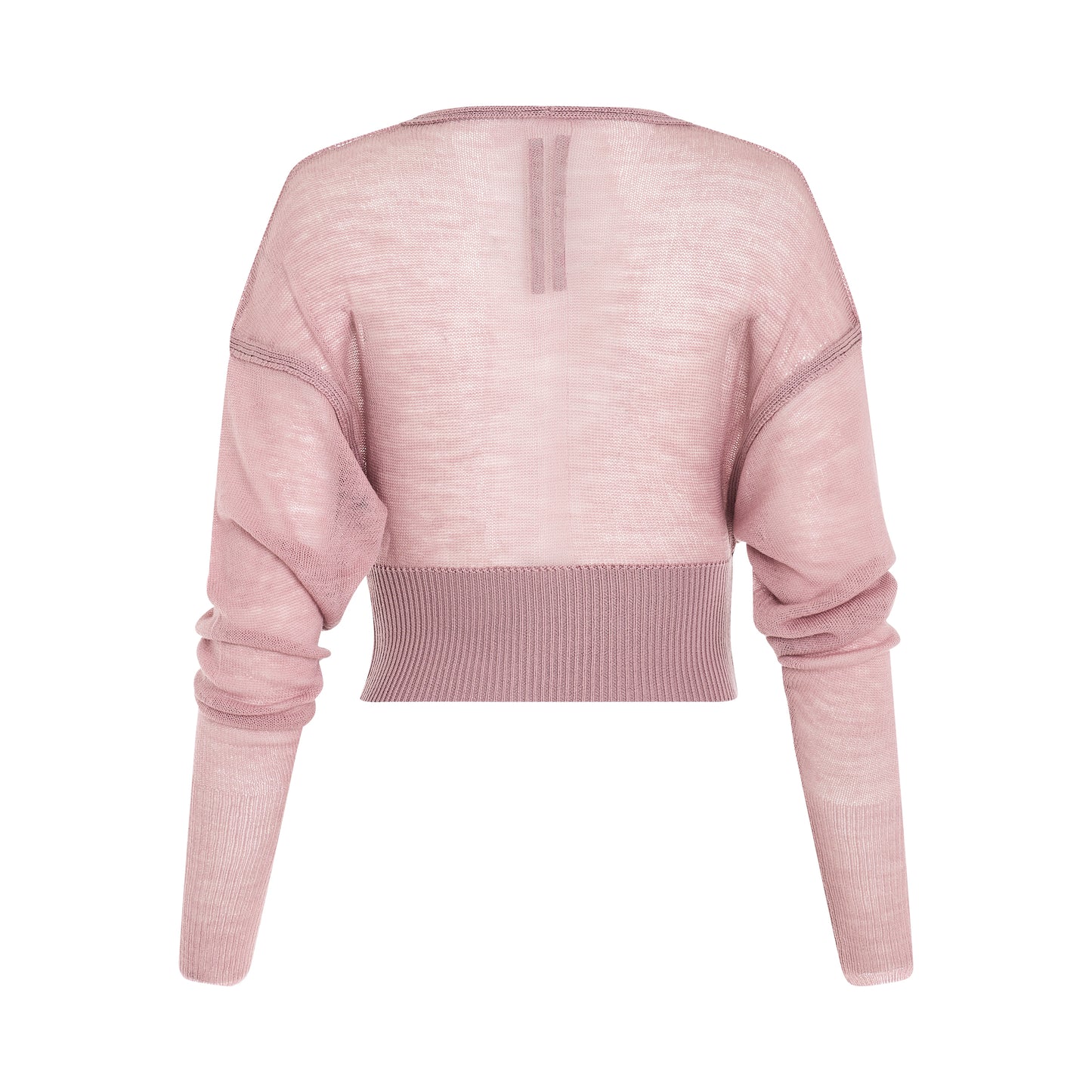 Long Sleeve V Knit Sweater in Dusty Pink