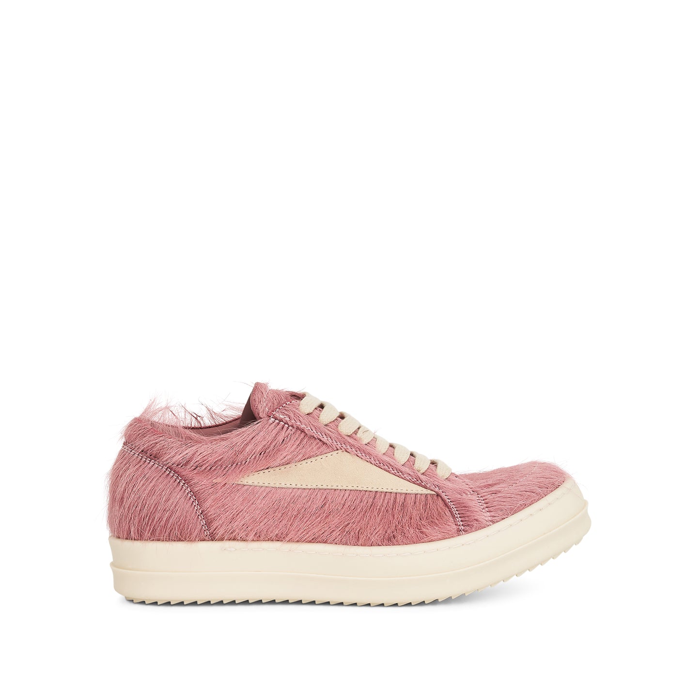 Vintage Fur Sneaker in Dusty Pink/Milk