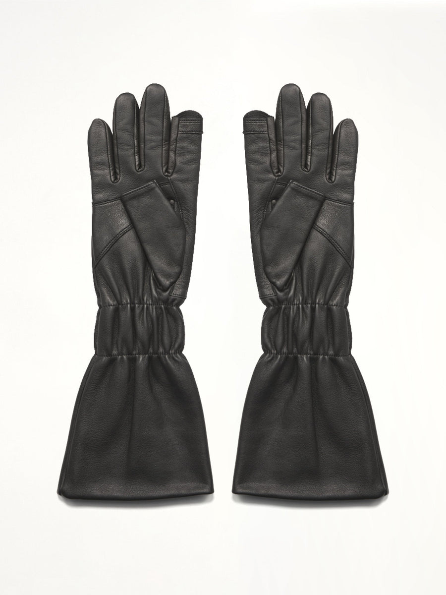 Cuffed Gloves in Black