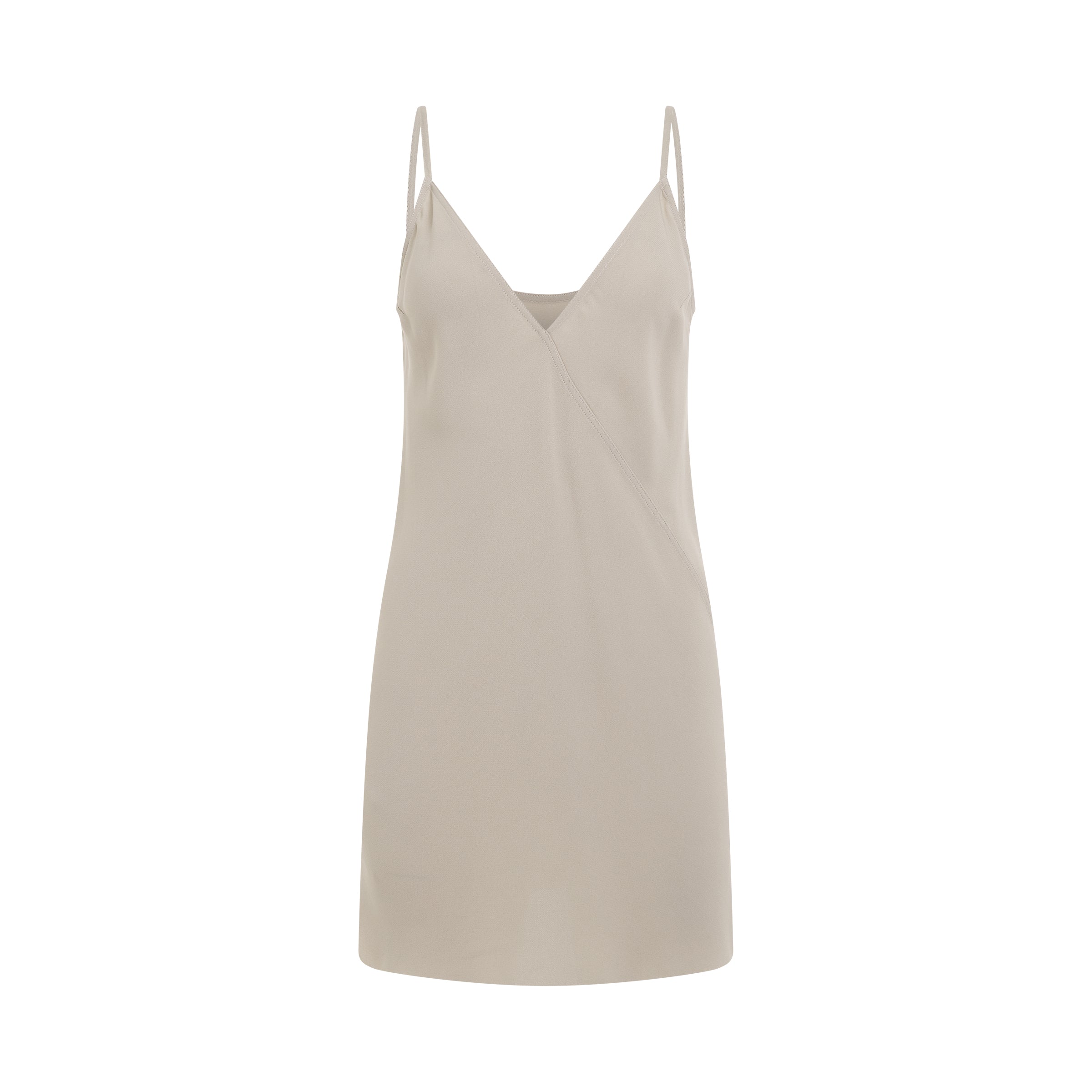 Woven Slip Dress in Pearl