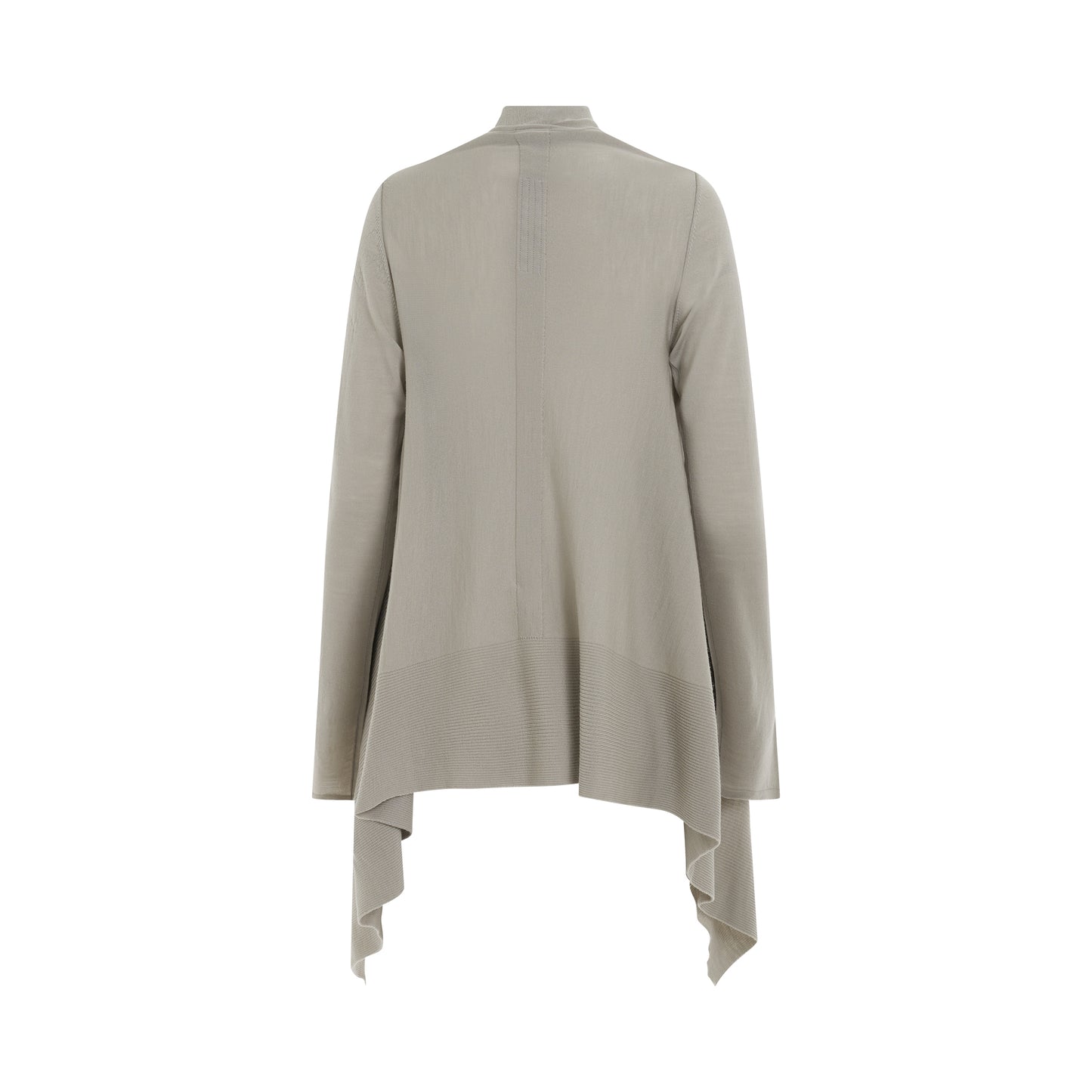 Medium Wrap Cape Knit Cardigan in Pearl