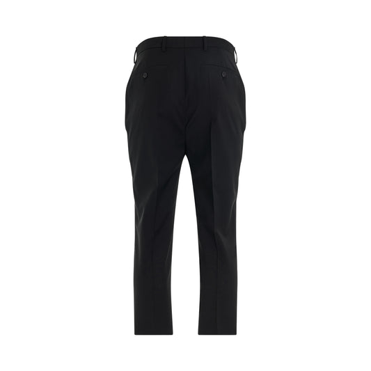 Wool Astaires Cropped Pants in Black