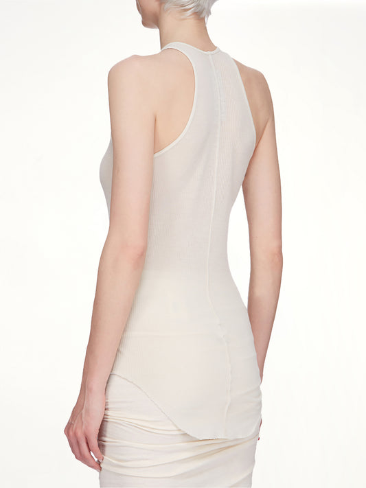 Basic Rib Tank in Milk