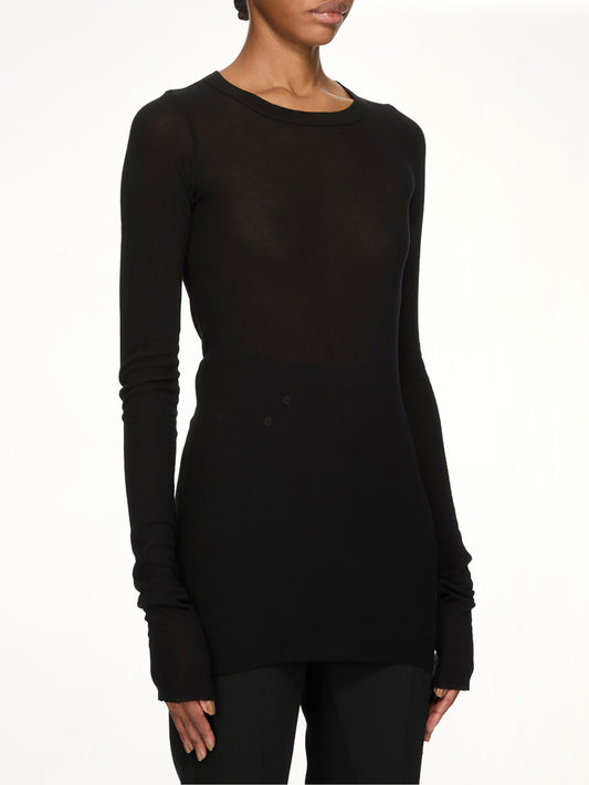 Rib LS T in Black