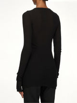 Rib LS T in Black