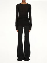 Rib LS T in Black