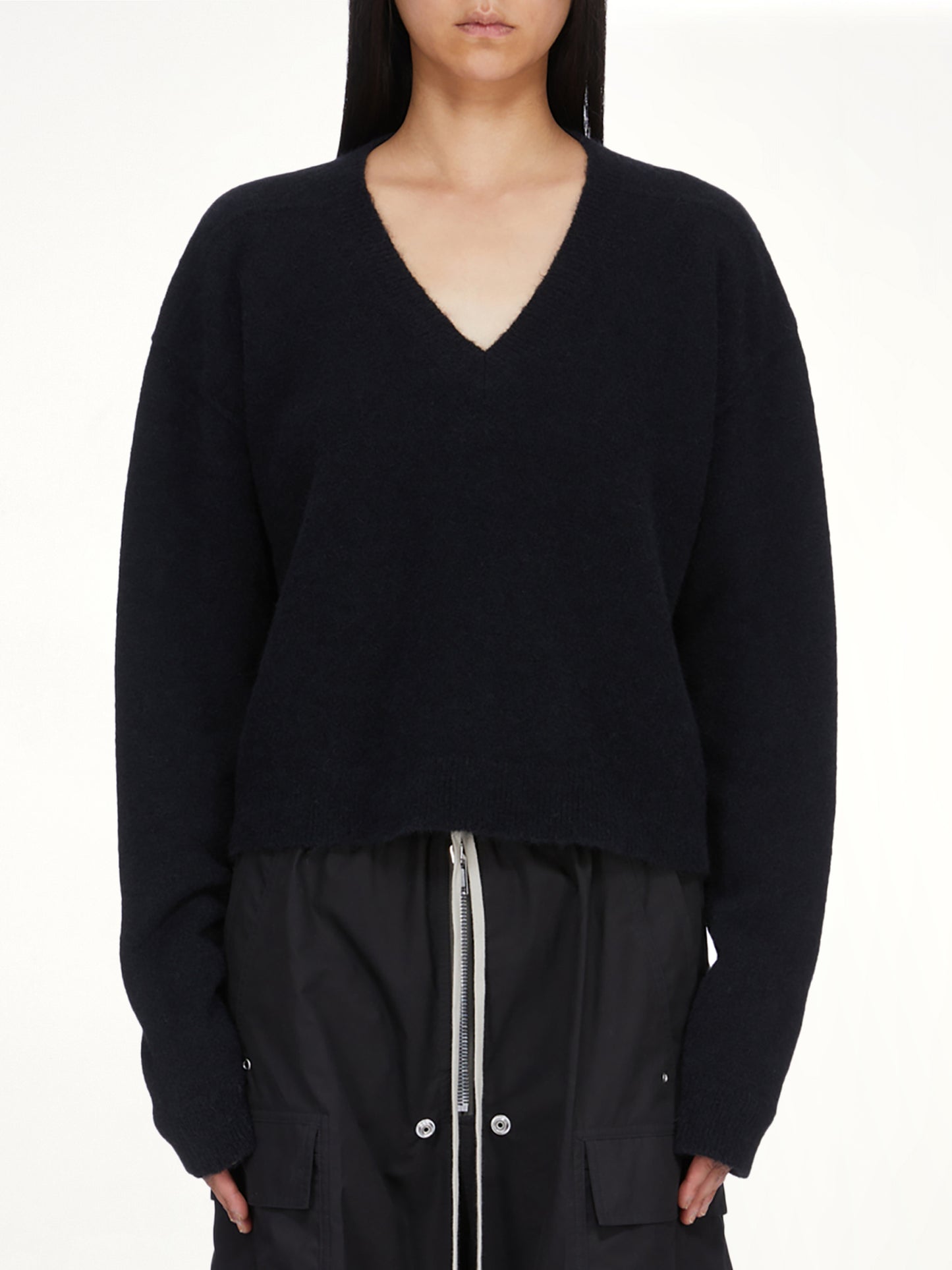 Tommy V Neck in Black