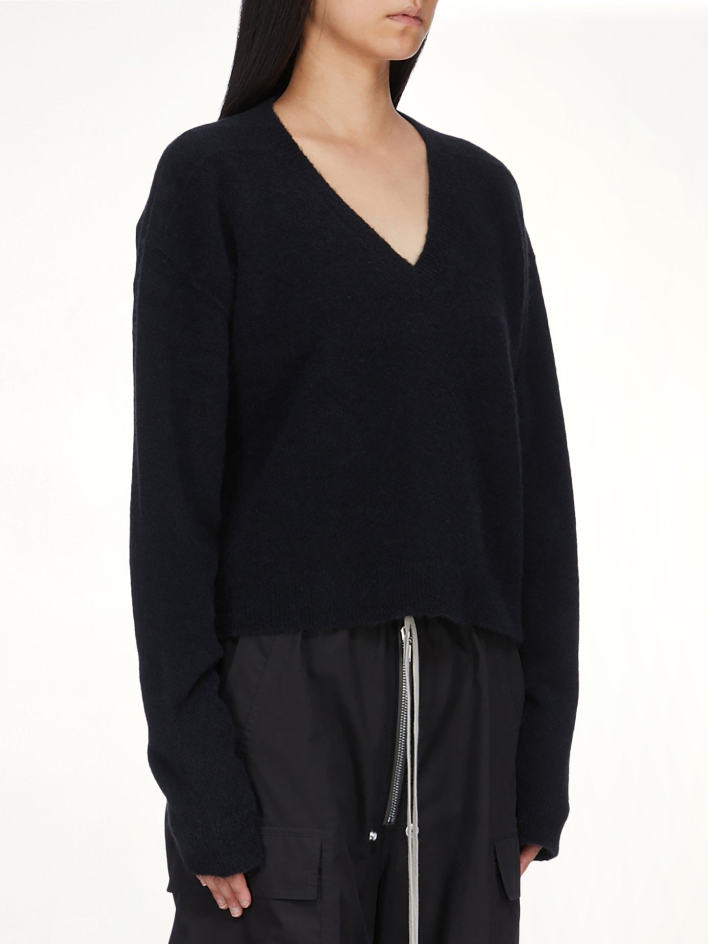 Tommy V Neck in Black