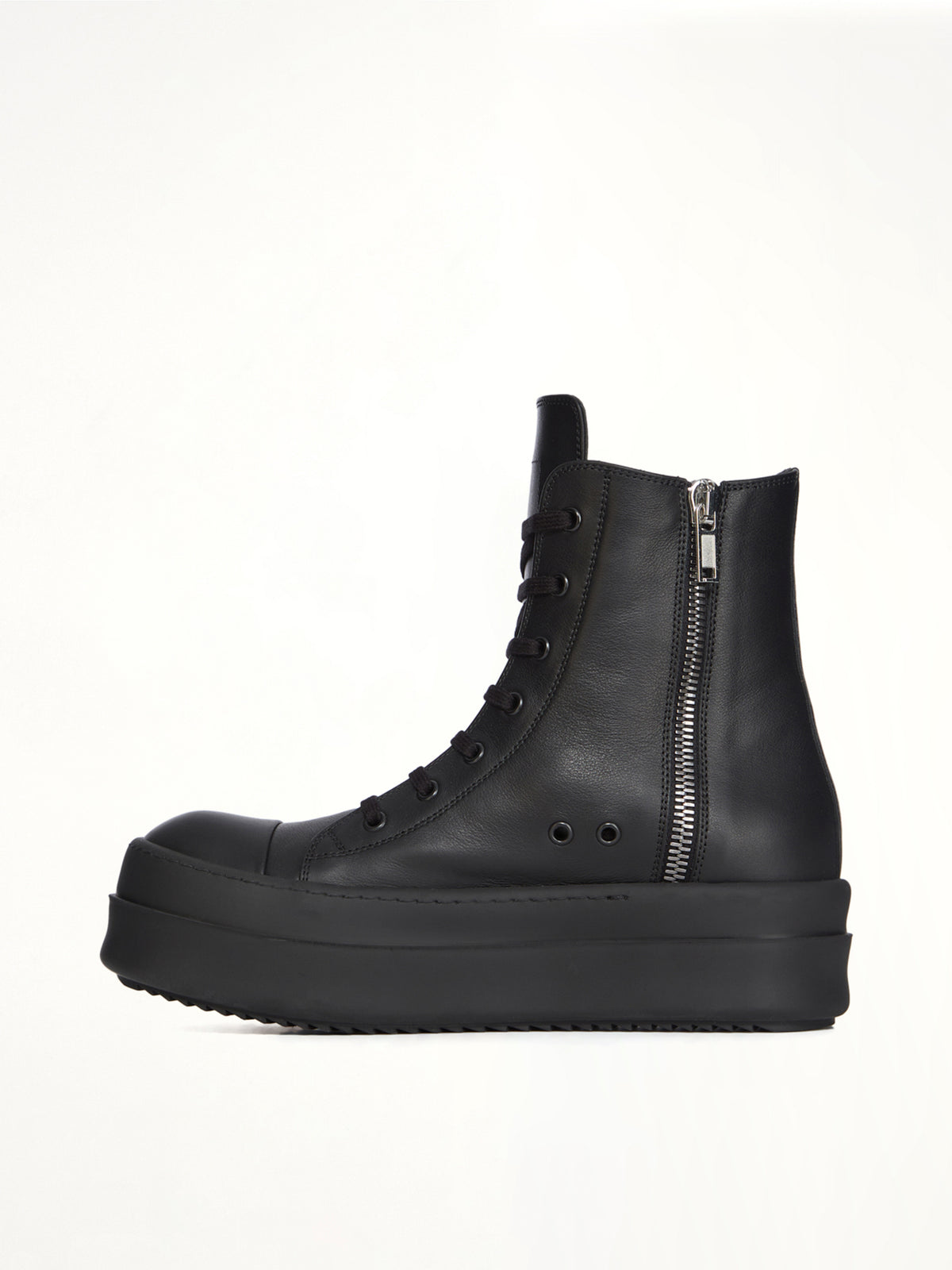 Megabumper Sneaker in Black Back View | RICK OWENS