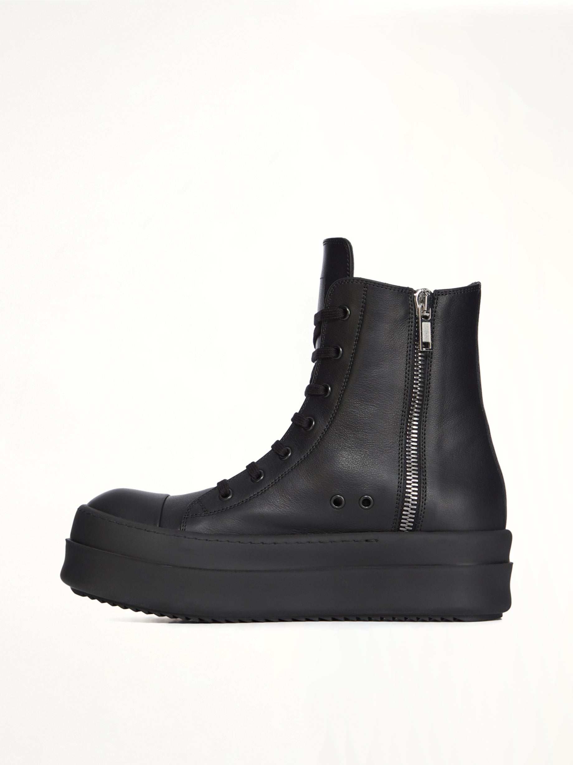 Megabumper Sneaker in Black Back View | RICK OWENS
