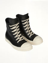 Sneaks in Black/Milk  | RICK OWENS