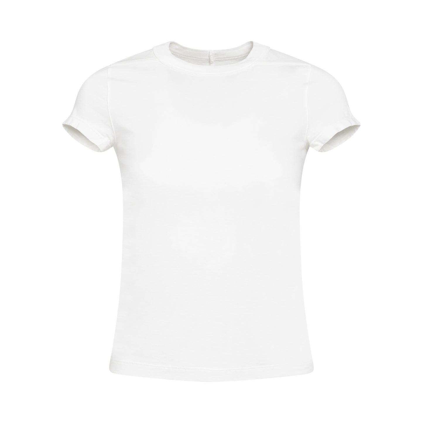 Cropped Level T-Shirt in Milk