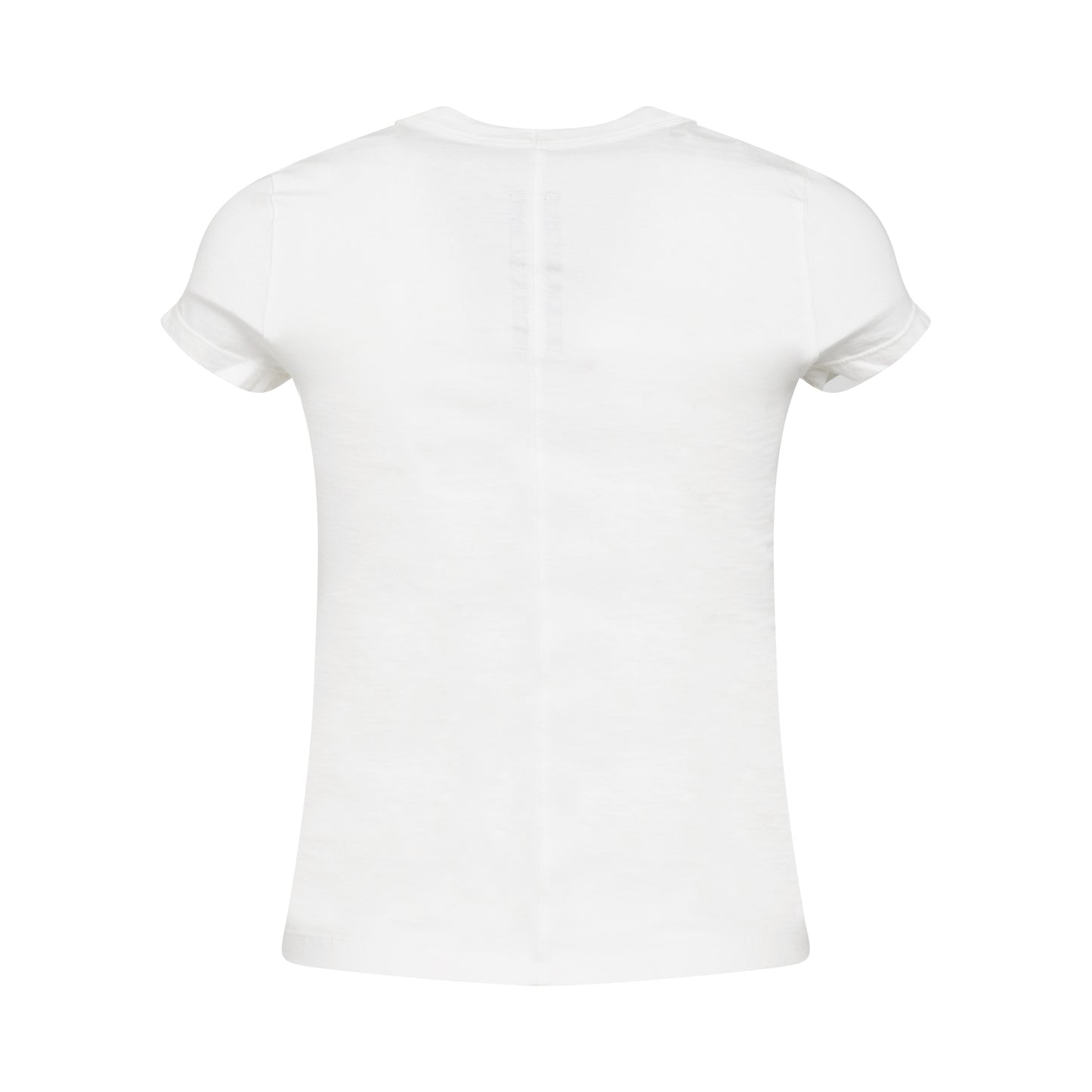 Cropped Level T-Shirt in Milk