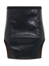 Diana Mini Denim Skirt in Black