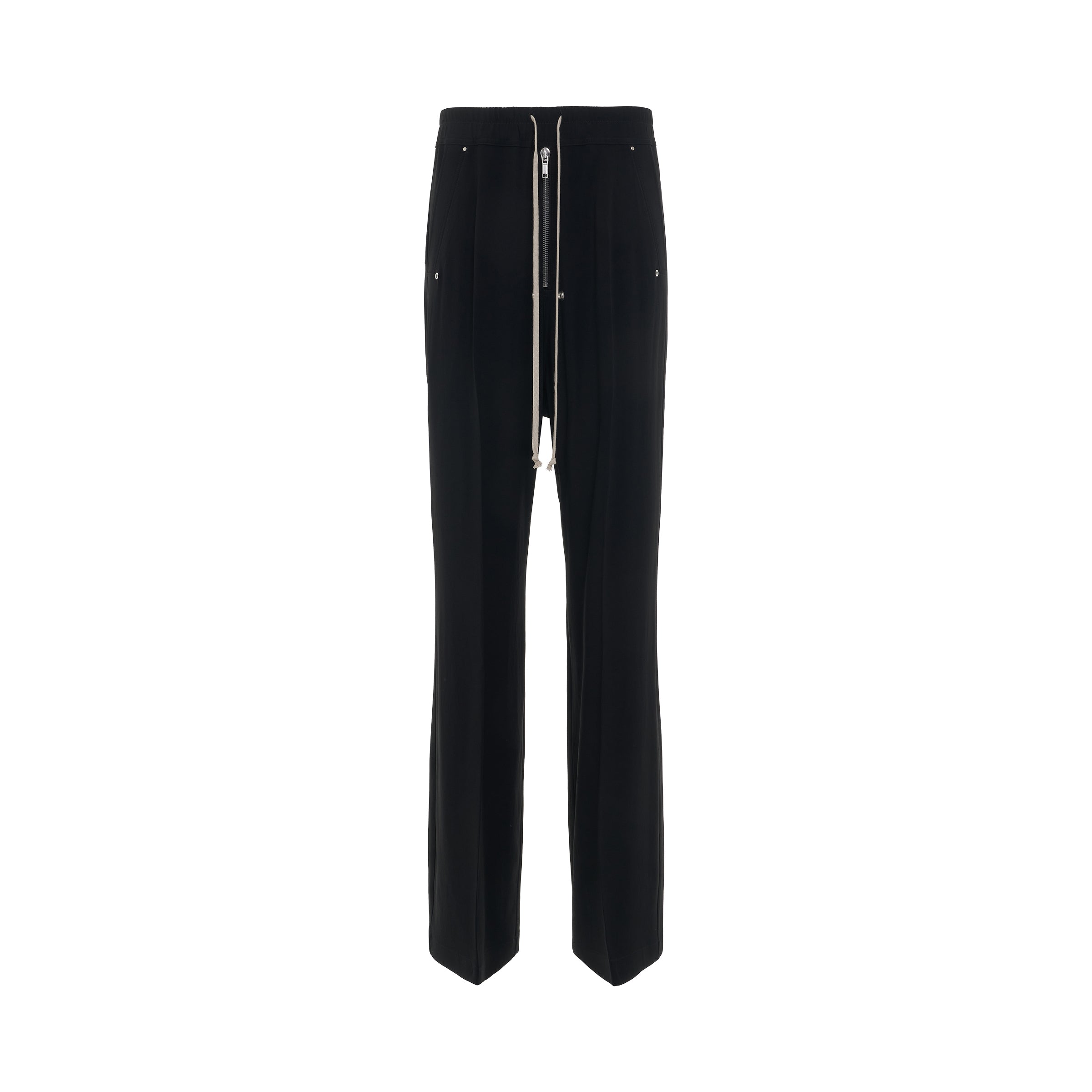 Drawstring Geth Belas Woven Pants in Black