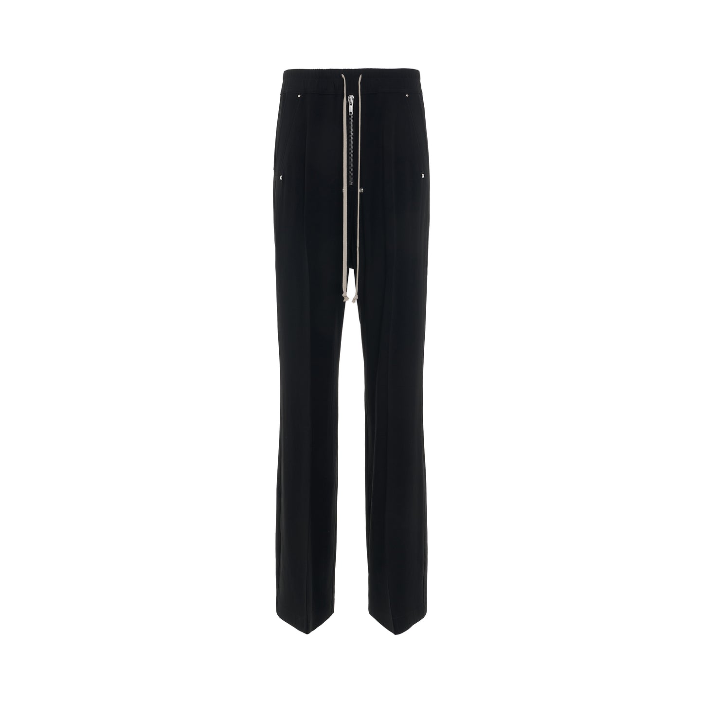 Drawstring Geth Belas Woven Pants in Black