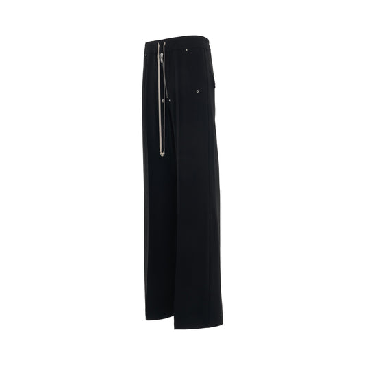 Drawstring Geth Belas Woven Pants in Black