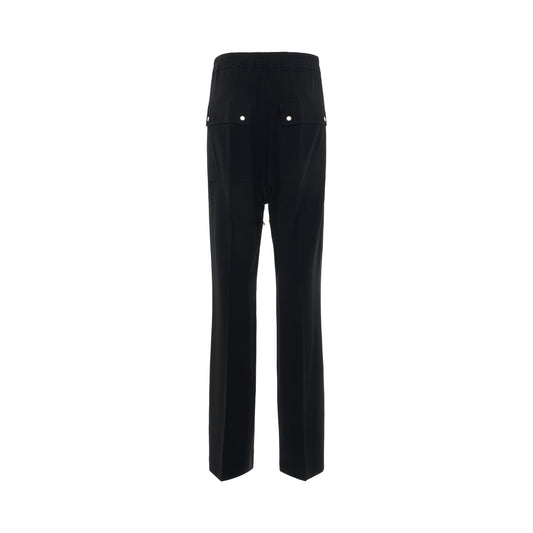 Drawstring Geth Belas Woven Pants in Black