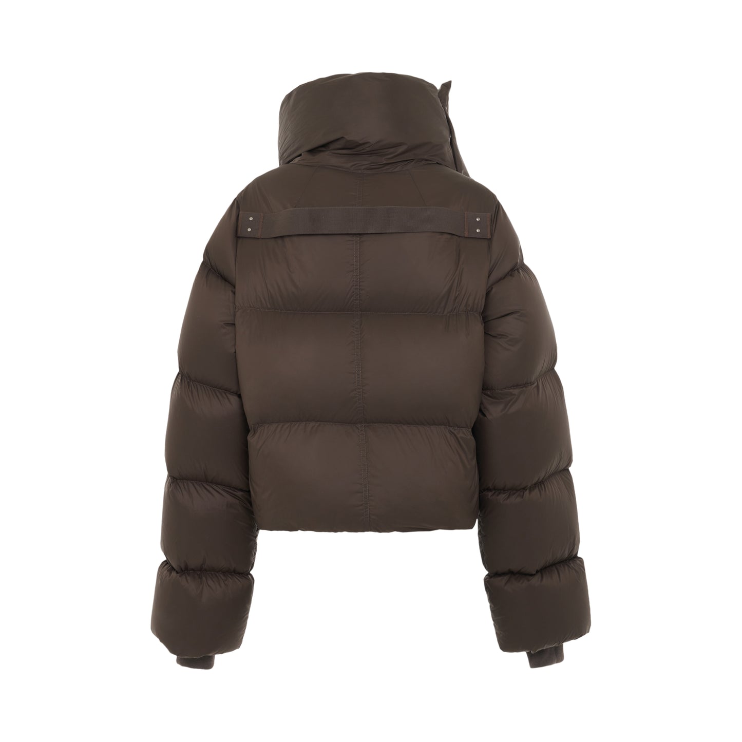 Funnel Neck Down Jacket in Dust