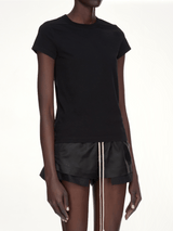 Cropped Level T-Shirt in Black