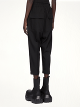 Drawstring Astaires Cropped in Black
