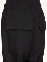 Drawstring Astaires Cropped in Black
