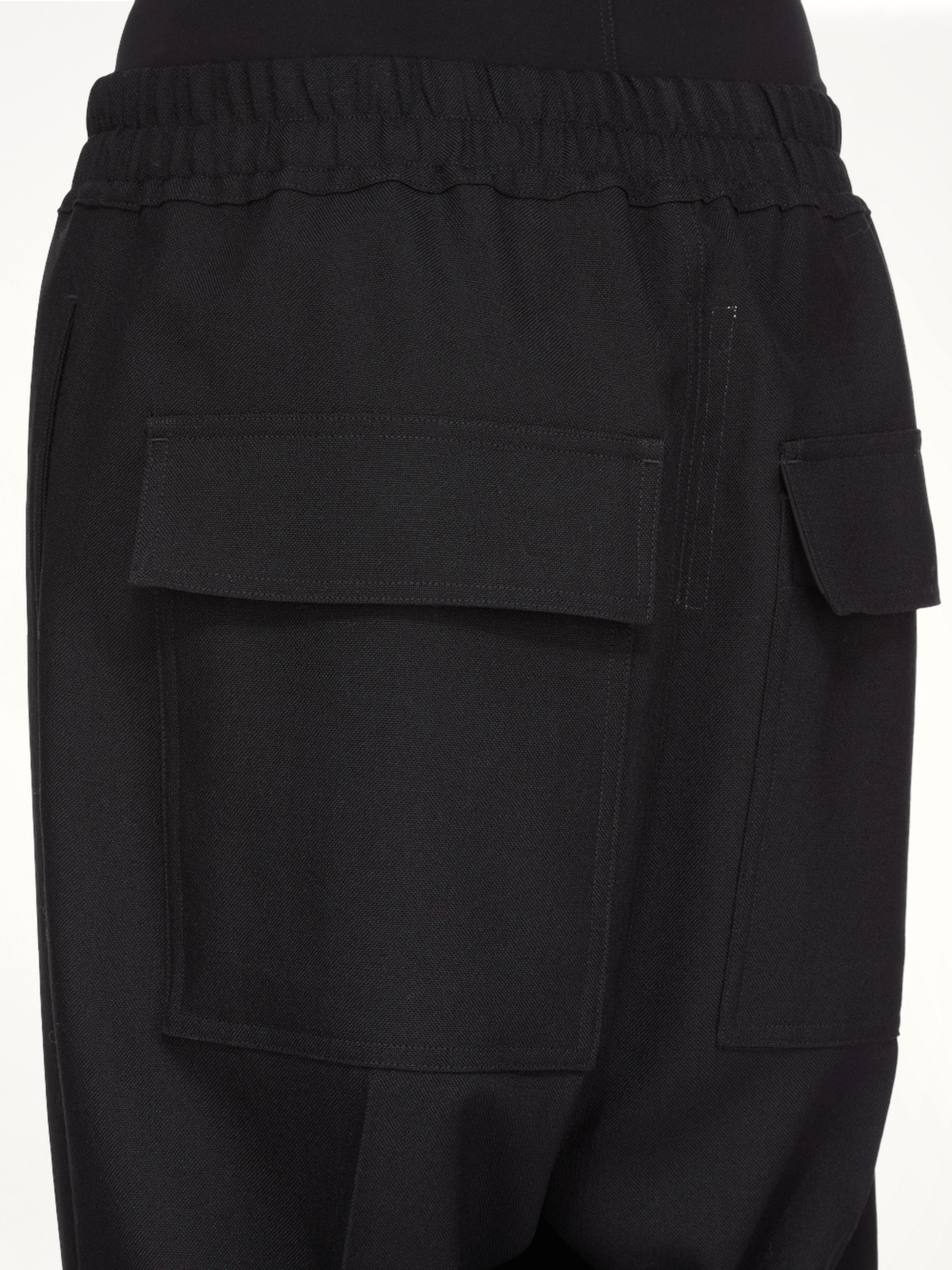 Drawstring Astaires Cropped in Black