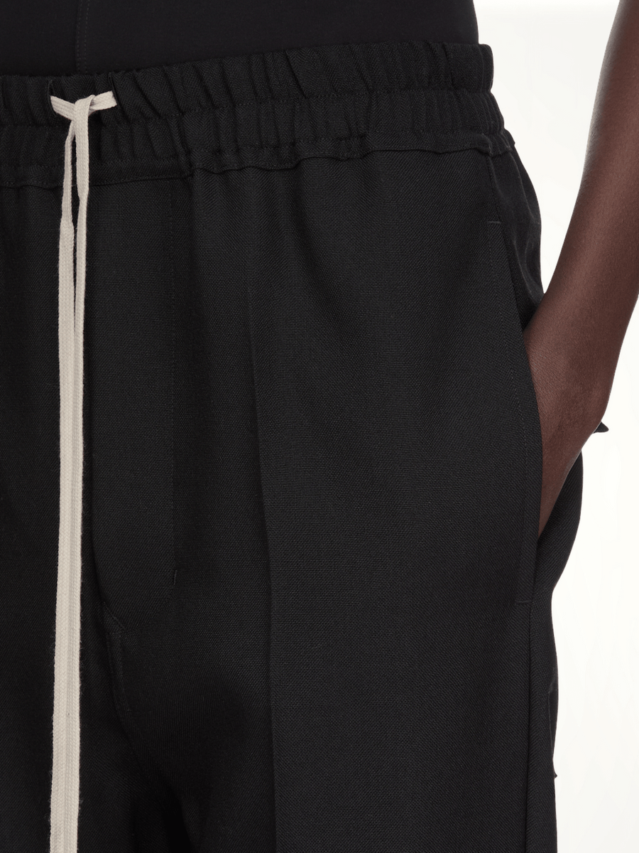 Drawstring Astaires Cropped in Black