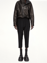 Drawstring Astaires Cropped in Black