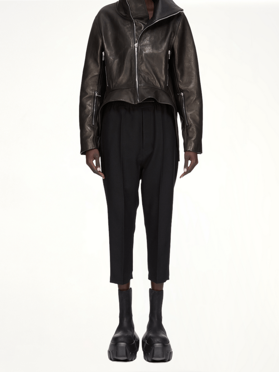 Drawstring Astaires Cropped in Black