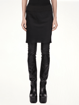 Short Bias Skirt in Black