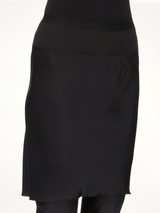 Short Bias Skirt in Black