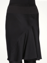 Short Bias Skirt in Black