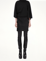 Short Bias Skirt in Black