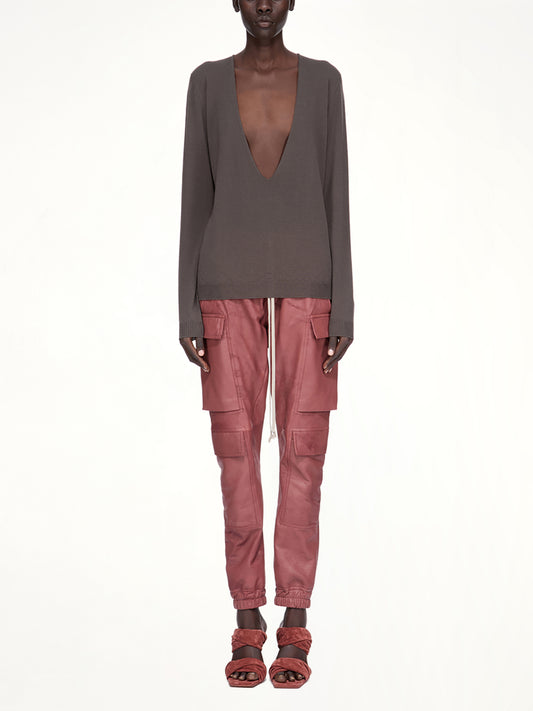 Extreme V Neck Pull in Dark Dust