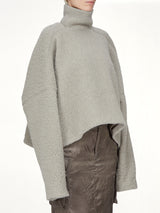 Jumbo Tabard Cropped Top in Dark Pearl