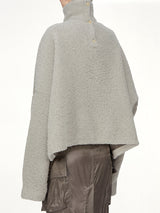 Jumbo Tabard Cropped Top in Dark Pearl