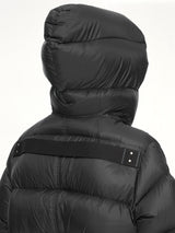Cinched Hooded Jacket in Black