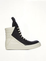 Geobasket Heel Sneaker in Black/Milk