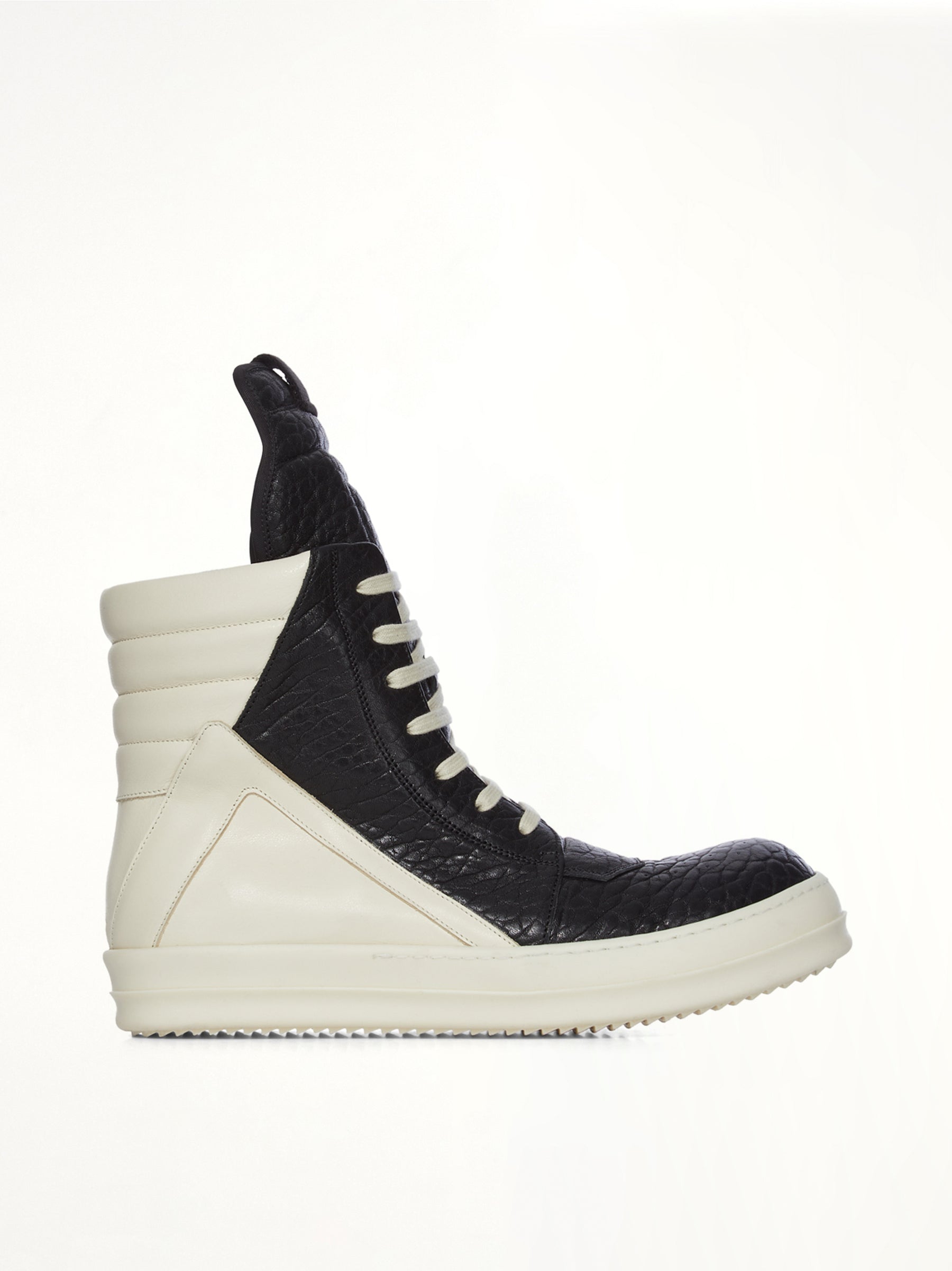 Geobasket Heel Sneaker in Black/Milk