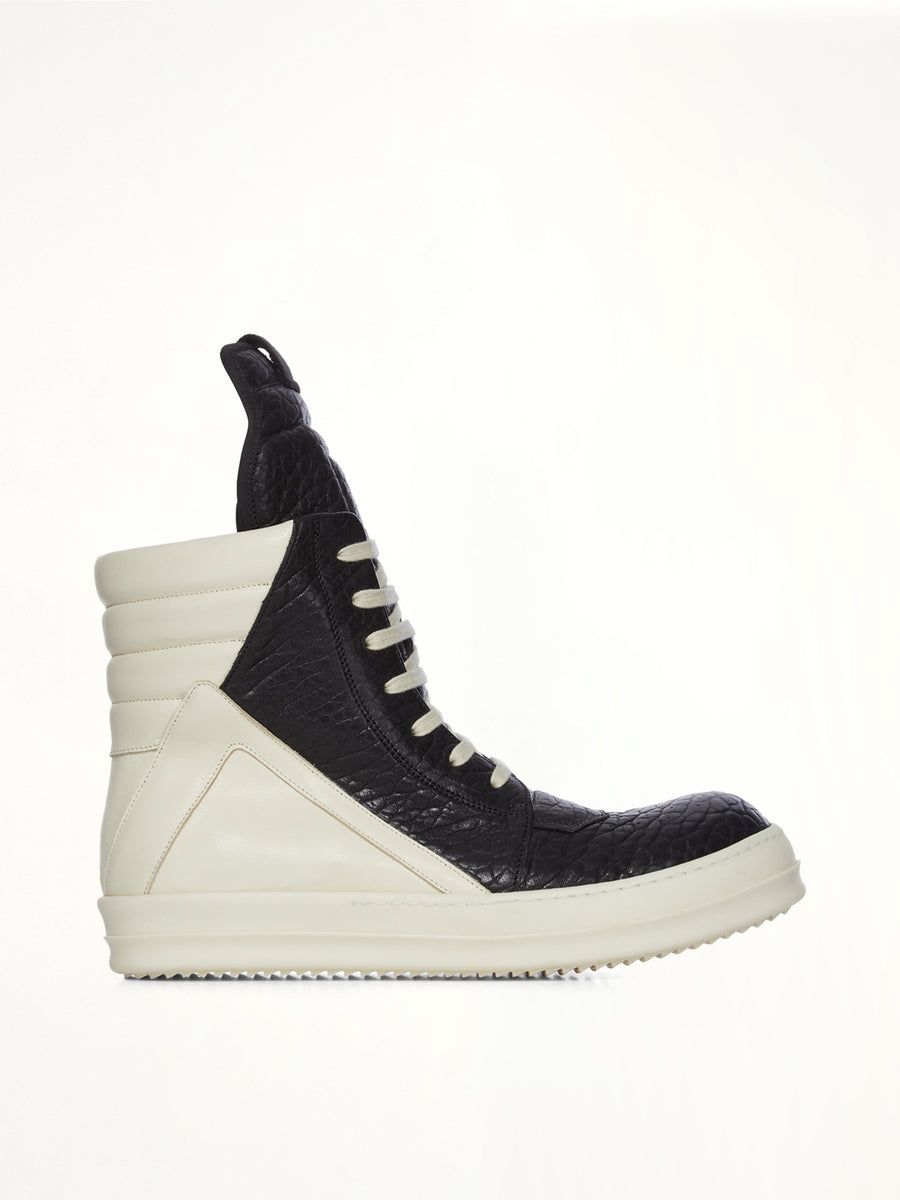 Geobasket Heel Sneaker in Black/Milk