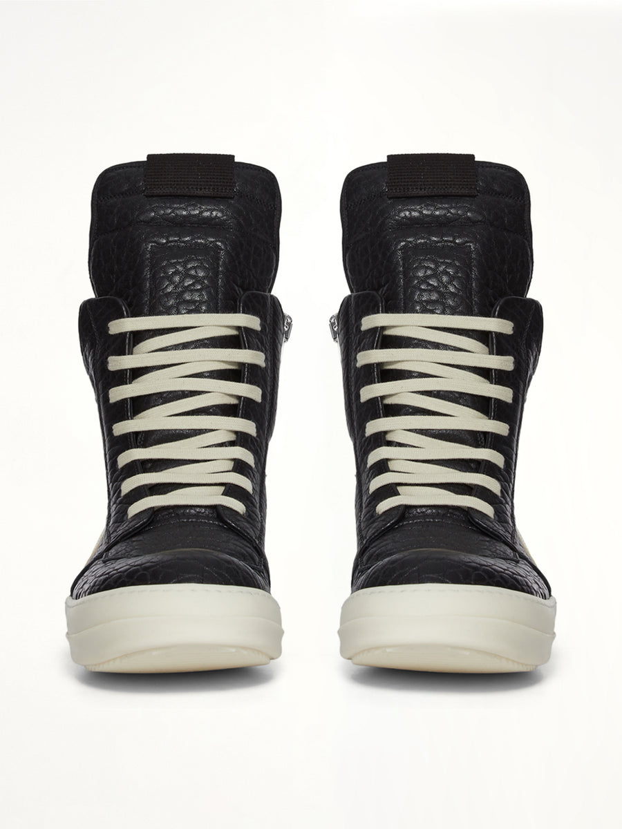 Geobasket Heel Sneaker in Black/Milk