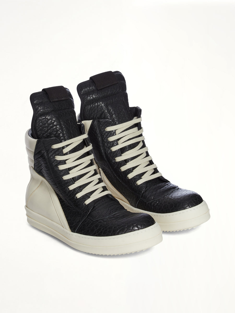 Geobasket Heel Sneaker in Black/Milk