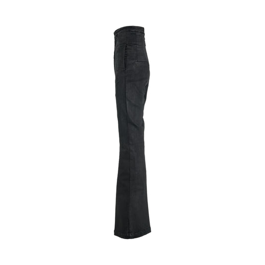 Dirt Bolan Denim Pants in Black Wax