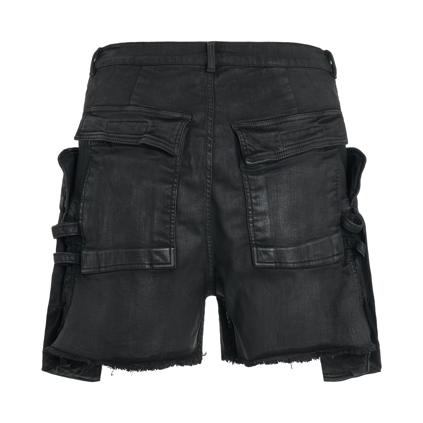 Stefan Cargo Shorts in Black Wax