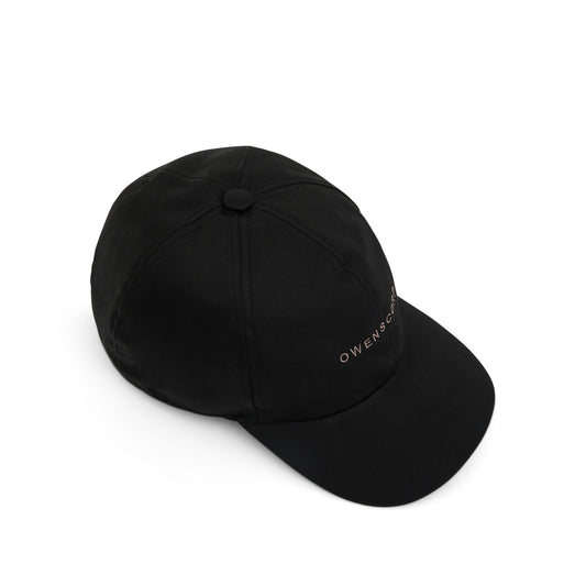 Owenscorp Baseball Cap in Black/Dust